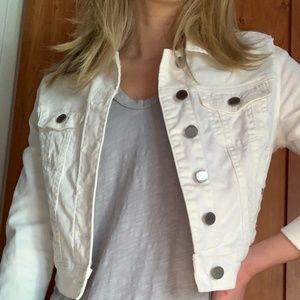White Jean Jacket